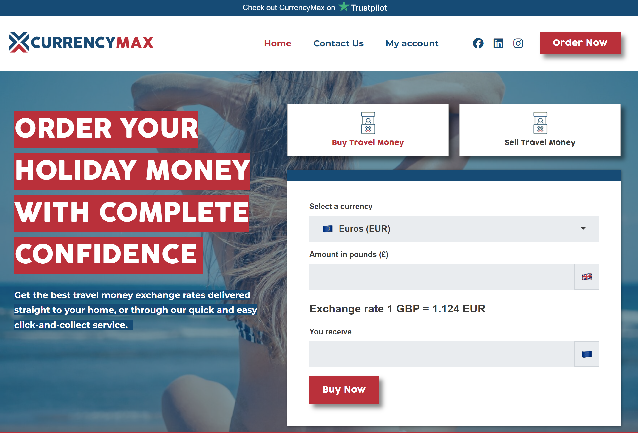 CurrencyMax Website